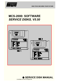 Voorbeeld pagina 1 van MCS-2000 Service Disk Manual V5.50