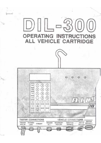 Voorbeeld pagina 1 van dil300 manual