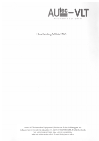 Voorbeeld pagina 1 van Handleiding-gastester-SUN-MGA-1200
