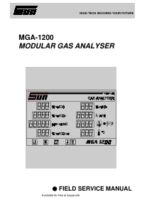 Voorbeeld pagina 1 van MGA-1200 - Service Manual