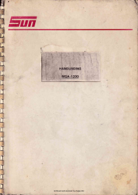 Voorbeeld pagina 1 van MGA-1200 Handleiding