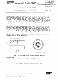 Voorbeeld pagina 1 van SGA-9000 Service Bulletin 185 New over sized filter Bowl Housing