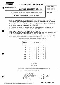 Voorbeeld pagina 1 van SGA-9000 Service Bulletin 256 - 139 - Lambda Installation Kit - Engineering Change Notices