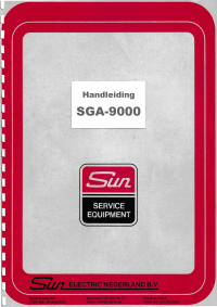 Voorbeeld pagina 1 van SGA-9000 handleiding - fred