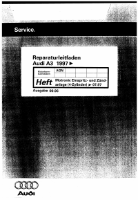 Voorbeeld pagina 1 van Audi Reparaturleitfaden Audi A3 1997 Sun