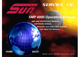 Voorbeeld pagina 1 van SMP 4000 operators menu