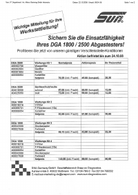 Voorbeeld pagina 1 van DGA Duitse reclame Scan