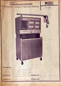 Voorbeeld pagina 1 van Sun 1080 Servicehandleiding