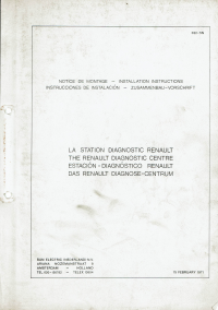 Voorbeeld pagina 1 van Sun Renault diagnostic centre -1