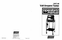Voorbeeld pagina 1 van Sun vat40 user manual