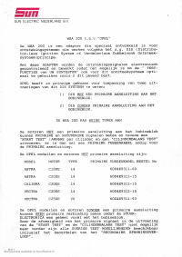 Voorbeeld pagina 1 van WSA 2000 t.b.v. Opel