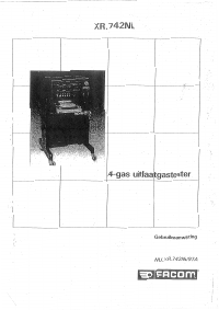 Voorbeeld pagina 1 van A Gebruikshandleiding Facom 742