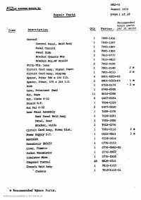 Voorbeeld pagina 1 van MAG 91 Repair parts