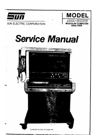 Voorbeeld pagina 1 van MCA 3000 Service Manual