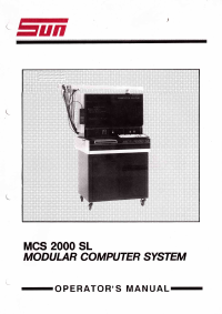 Voorbeeld pagina 1 van MCS 2000 SL Operators Manual Software Version v5.1x