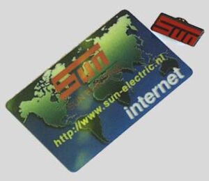 Internet-card and Sun Pin